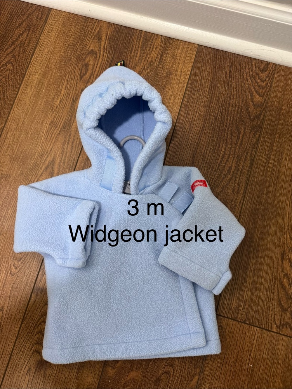 Soft Blue Baby Wrap Jacket